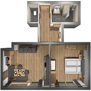 Appartement met een Slaapkamer